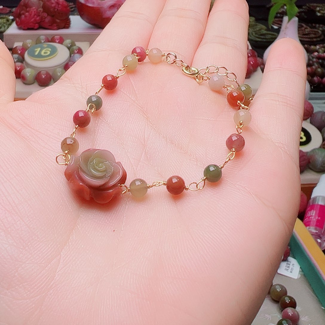 石英质玉盐源银S925镶嵌