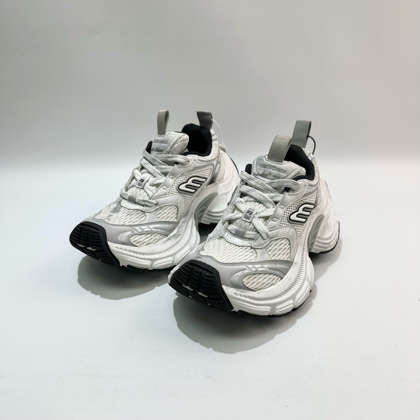 99新 Balenciaga/巴黎世家 37码 白色10XL老爹鞋 SY0903