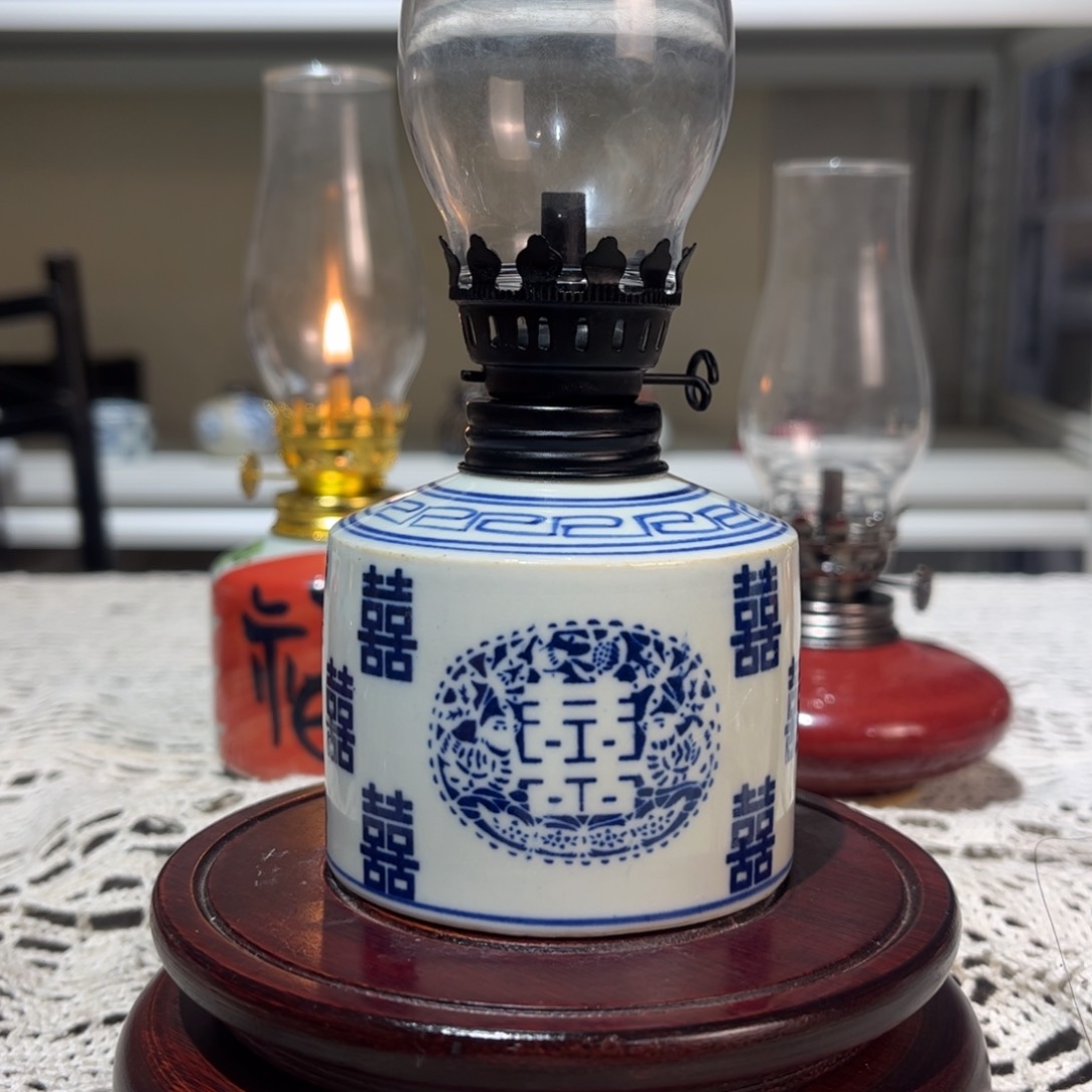 摆件景德镇陶瓷香薰灯