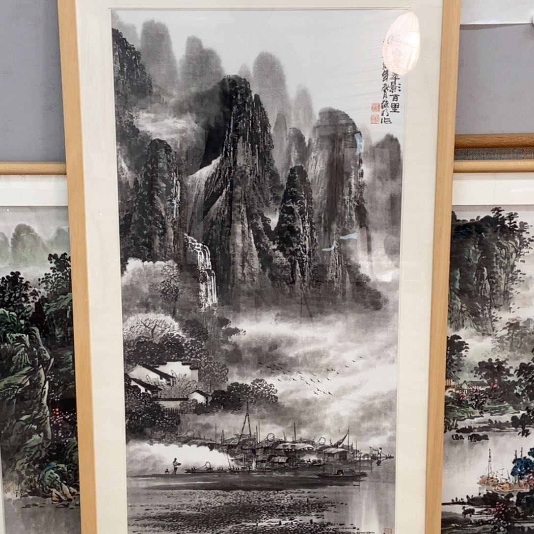 国画莫桂明三尺真人真品