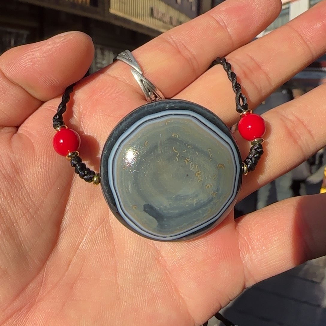 玛瑙/玉髓未镶嵌颈饰