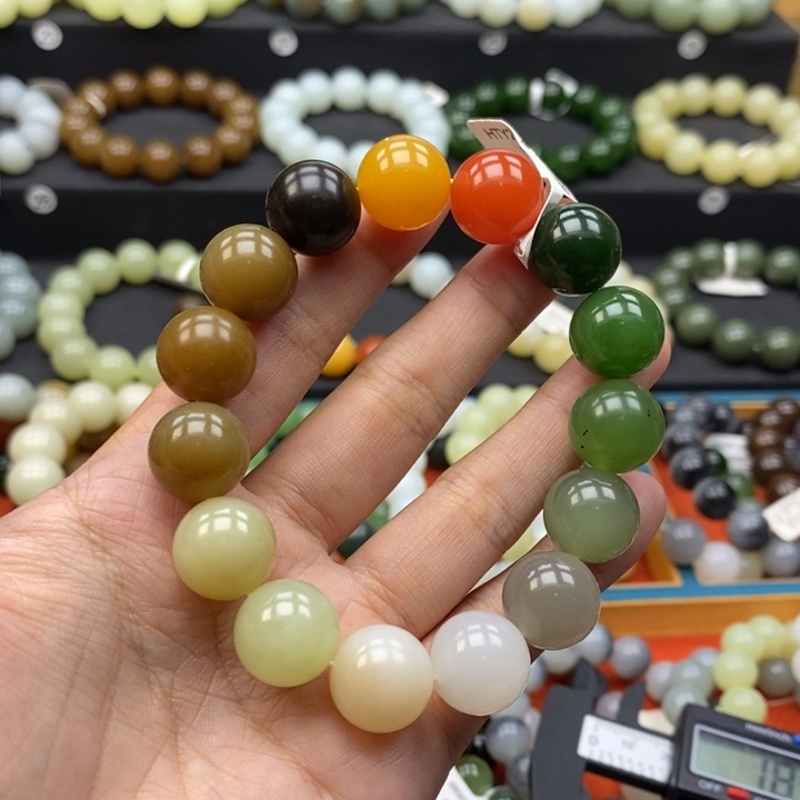 未镶嵌手串和田玉L卡14