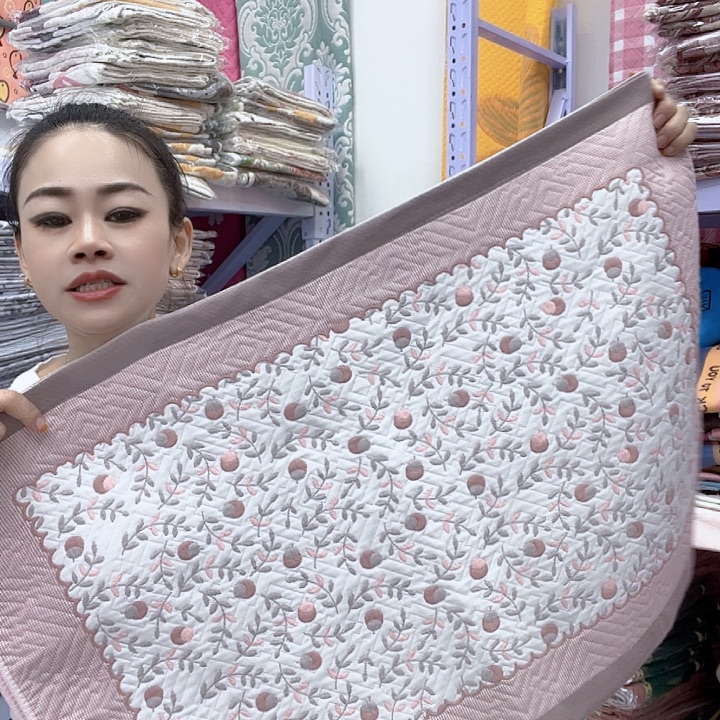 棉咖色小樱桃纯棉