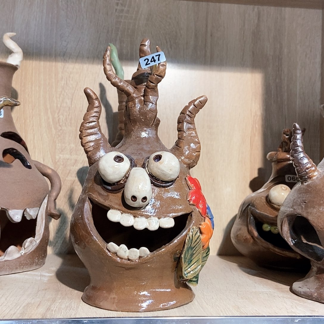 摆件直播间手工陶瓷摆件247