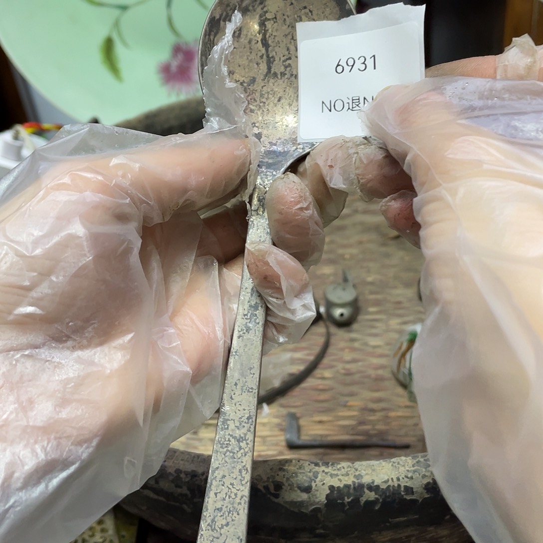 淡***然瓷片6931号工艺品