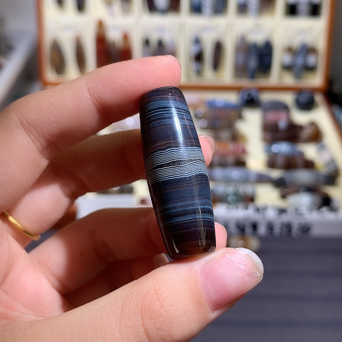 熊***重玛瑙/玉髓未镶嵌颈饰