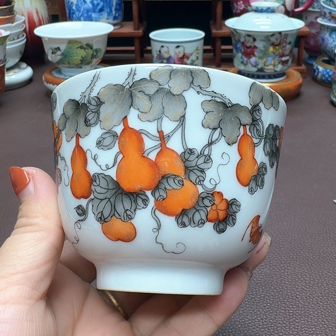 瓷片景德镇仿古手工制作精品展示