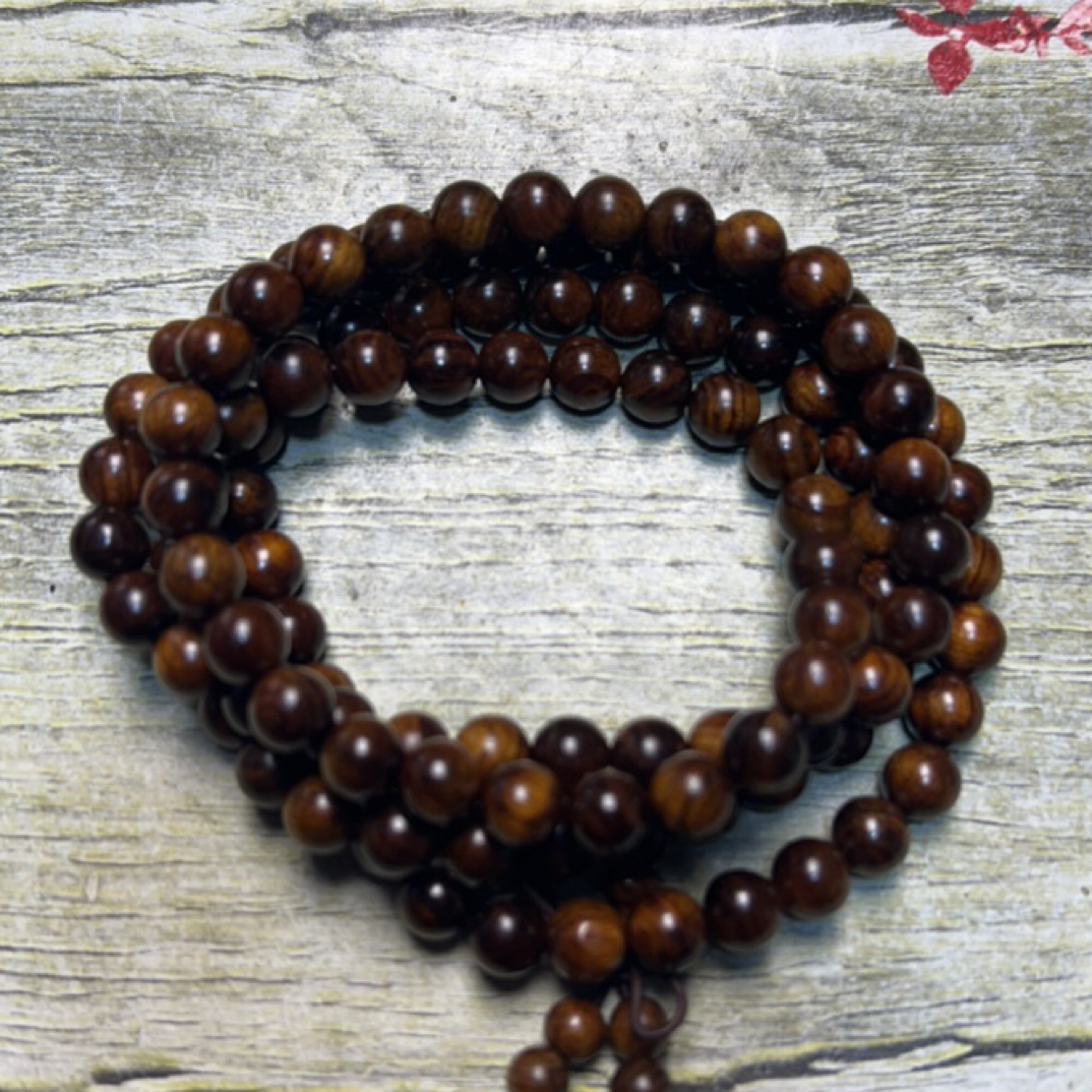 14 福来精选文玩沉香木作手串8mm