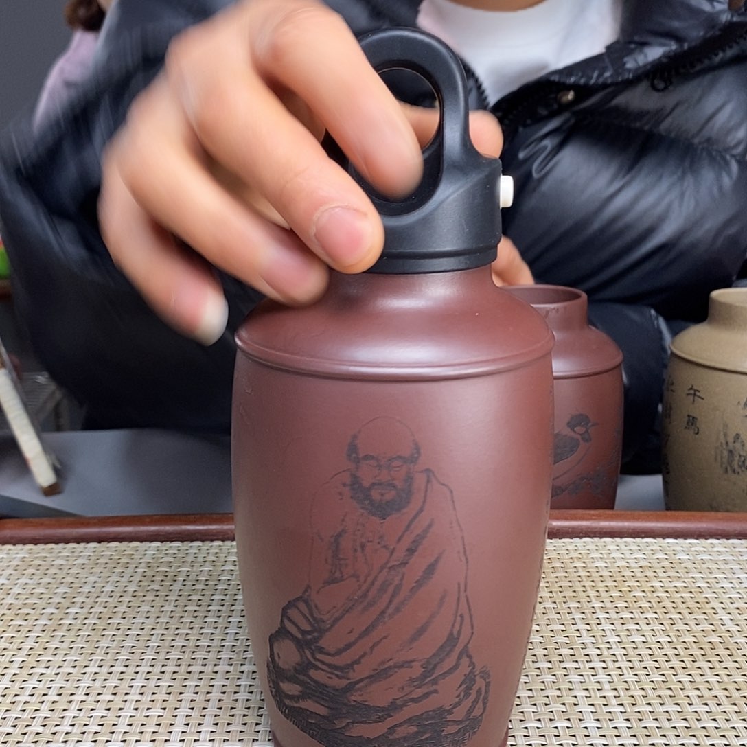 紫砂茶杯宜兴紫砂保温杯