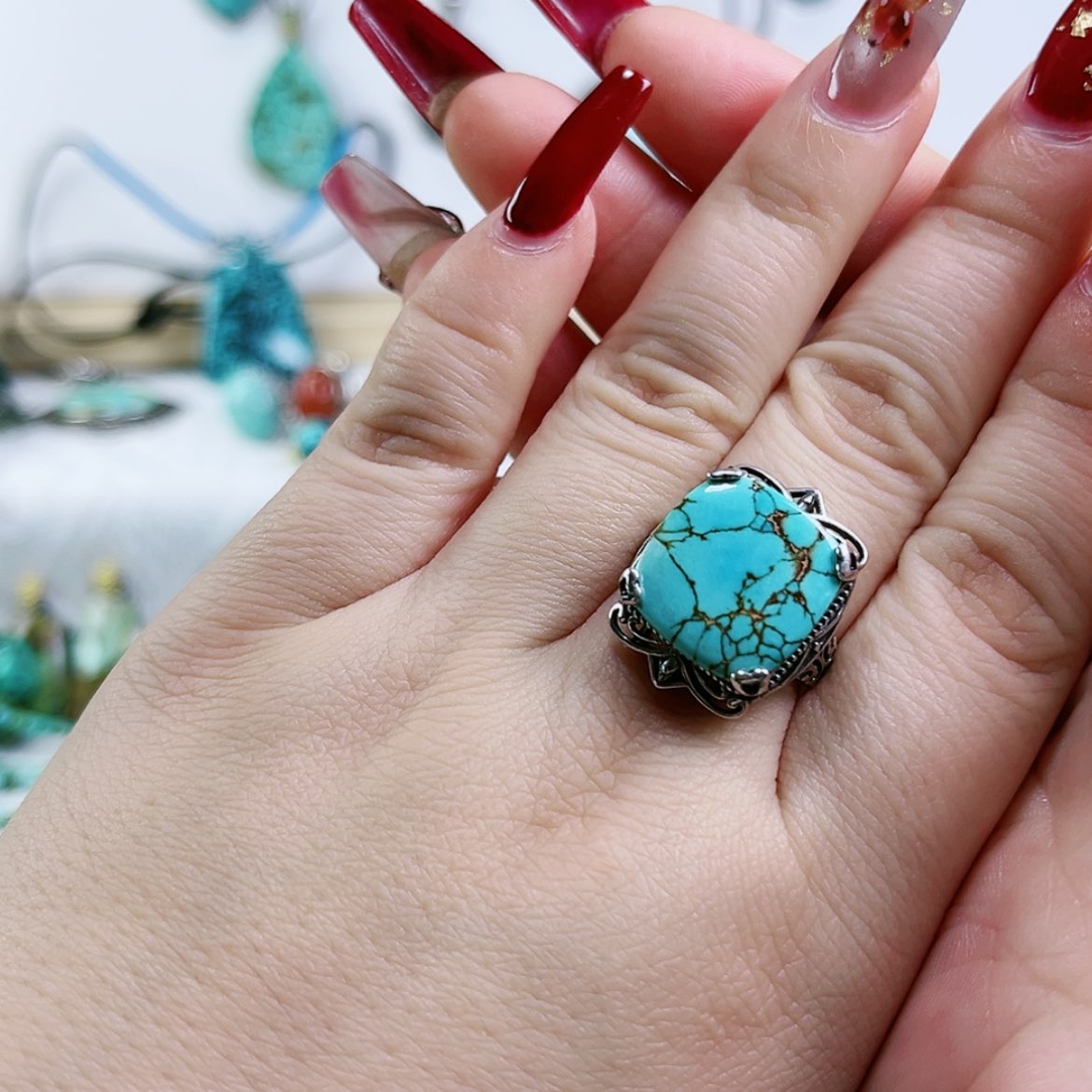 【闪购商品】绿松石珠宝奇石未镶嵌