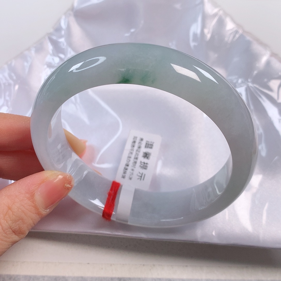 翡翠手镯未镶嵌 正圈①②③63圈