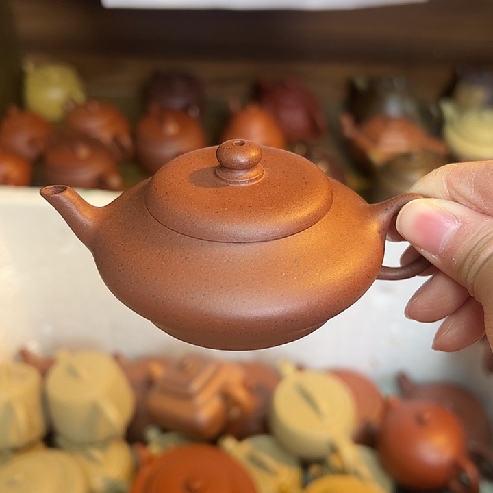 茶壶紫砂宜兴紫砂壶紫泥80