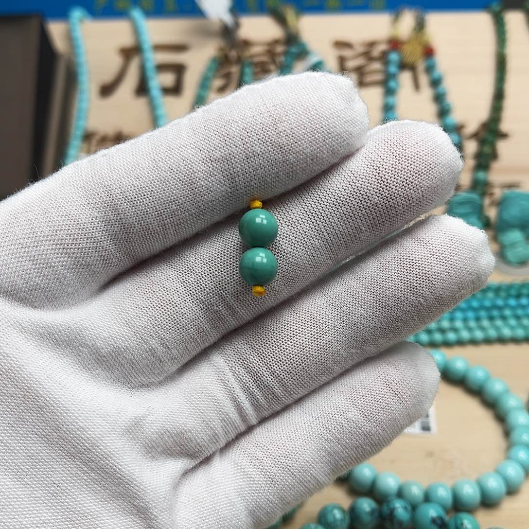 绿松石圆珠未镶嵌