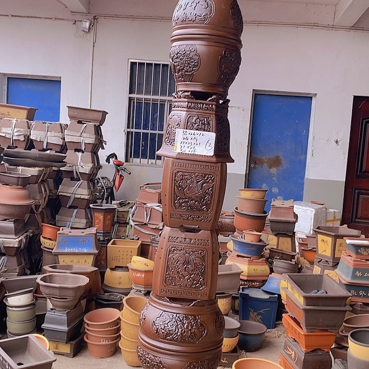 紫砂花盆紫砂等文物的收藏价值极小