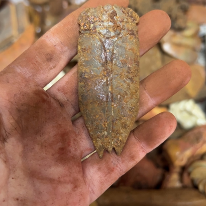 和田玉（青玉）未镶嵌挂件