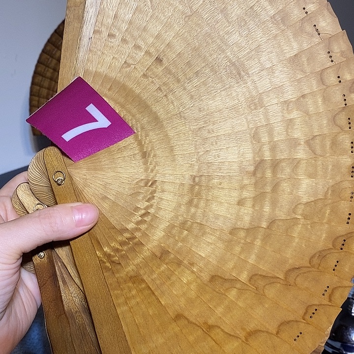 老***玩金丝楠金丝楠木扇子