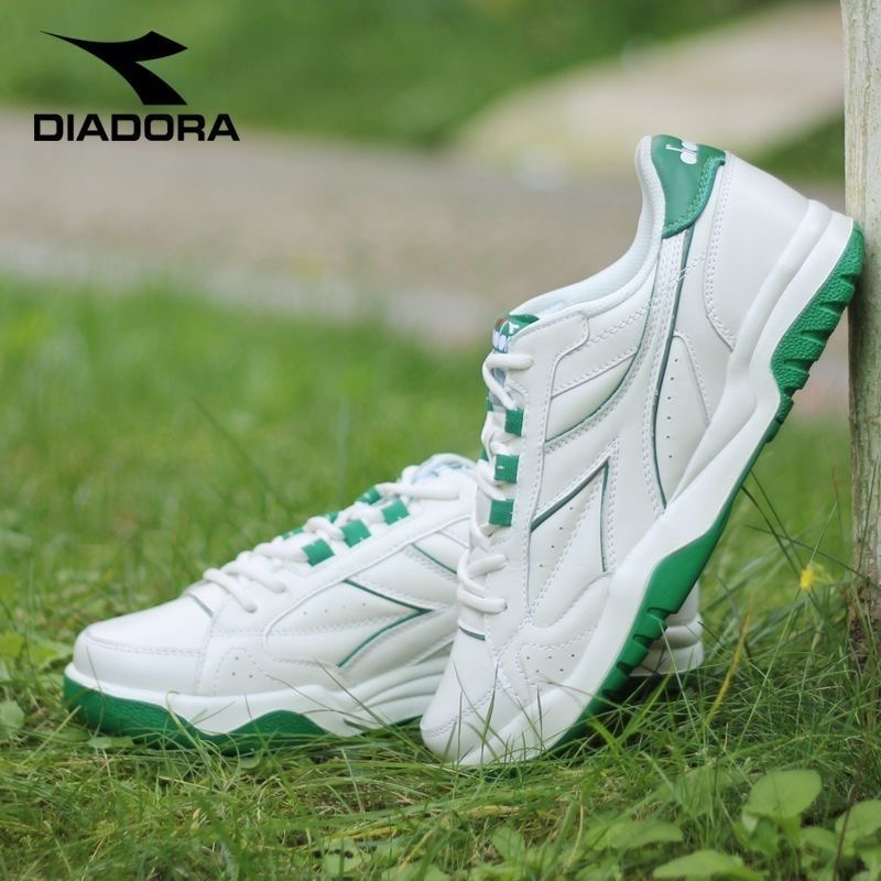 迪亚多纳头层牛皮防滑经典复古休闲男款潮流休闲鞋男士缓震健身