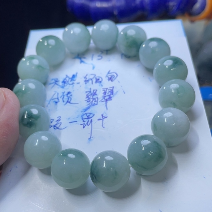 翡翠未镶嵌手链天然缅甸翡翠A货