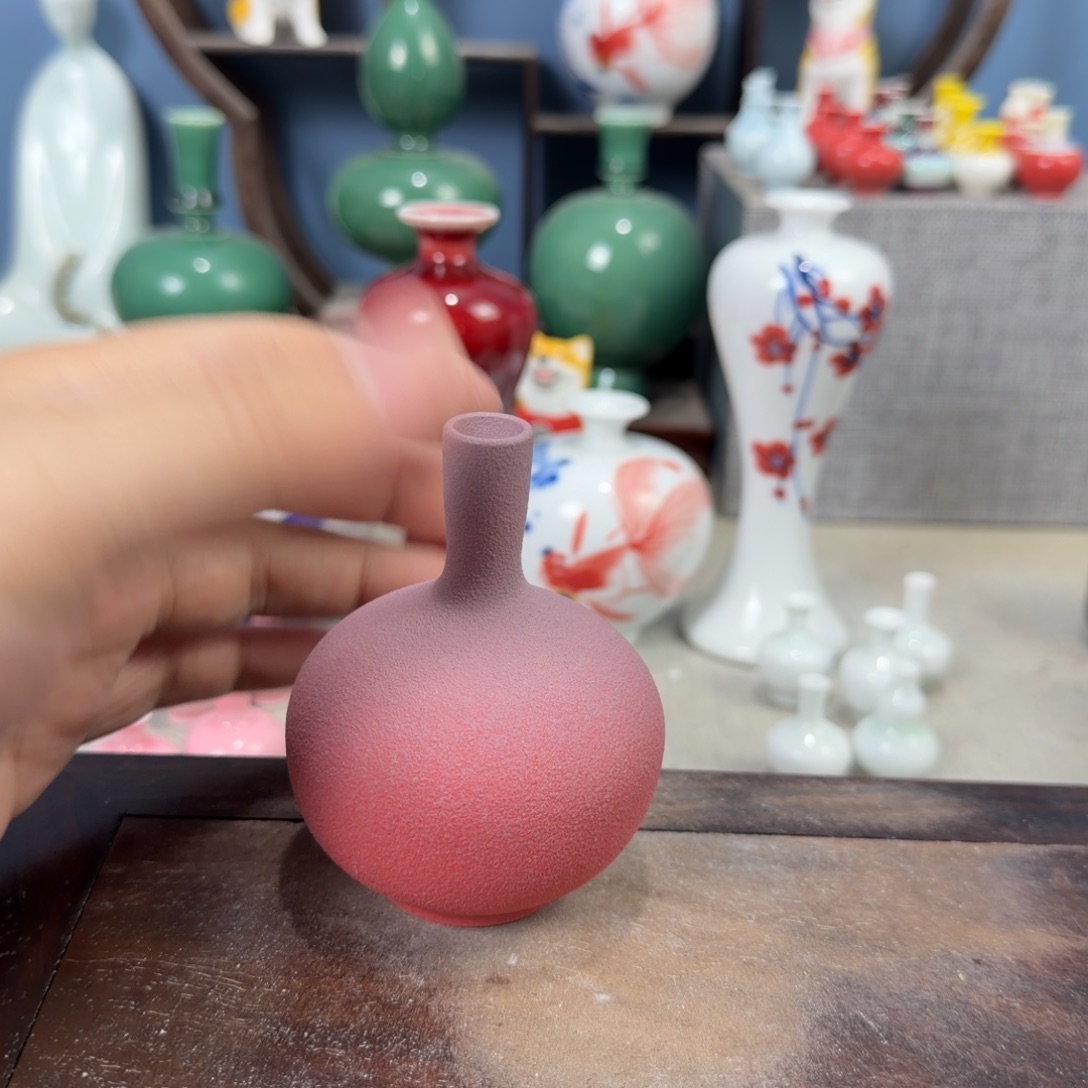 陶瓷手工小花器摆件