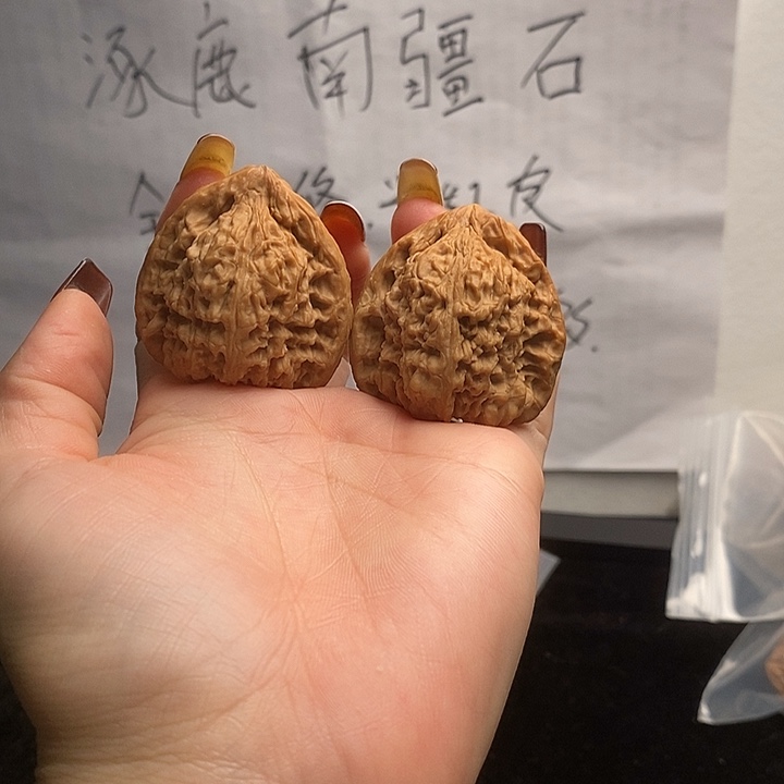 积***乐把件文玩核桃涿鹿