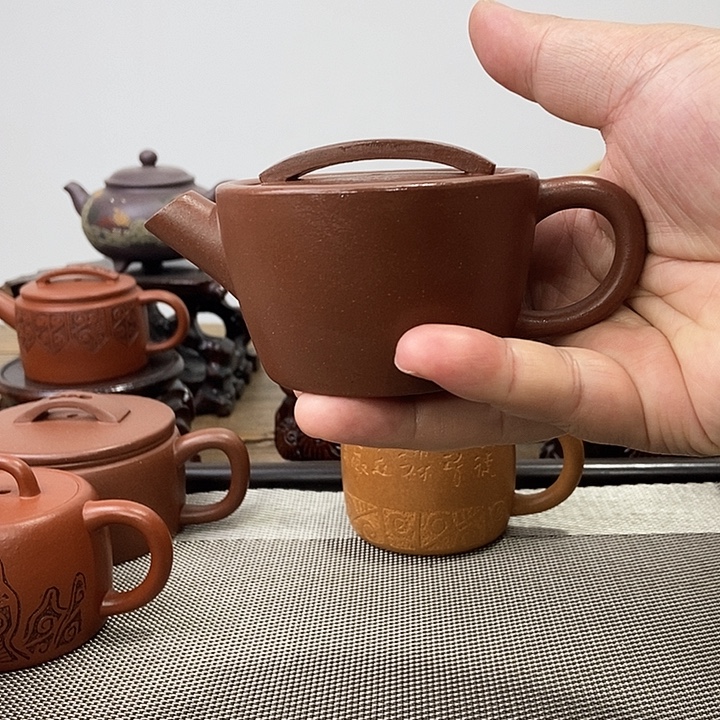 ➢***➢紫砂茶壶大口汉瓦