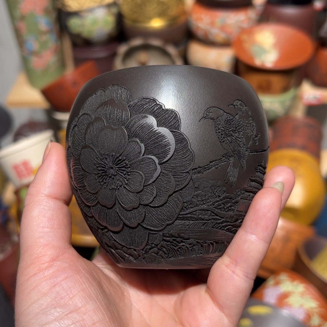 紫砂茶杯宜兴紫砂主人杯