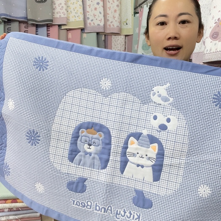 棉特价促销蓝色猫咪