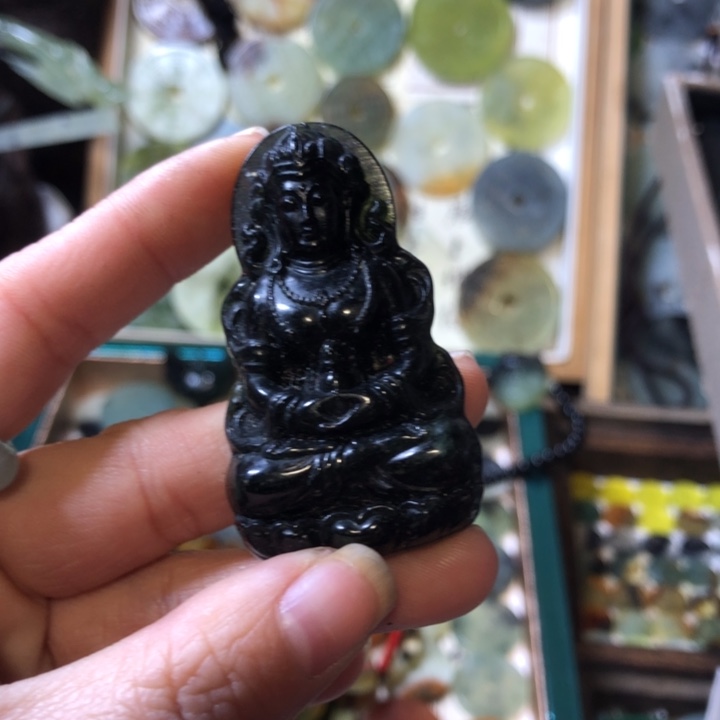 岫玉岫玉挂件未镶嵌