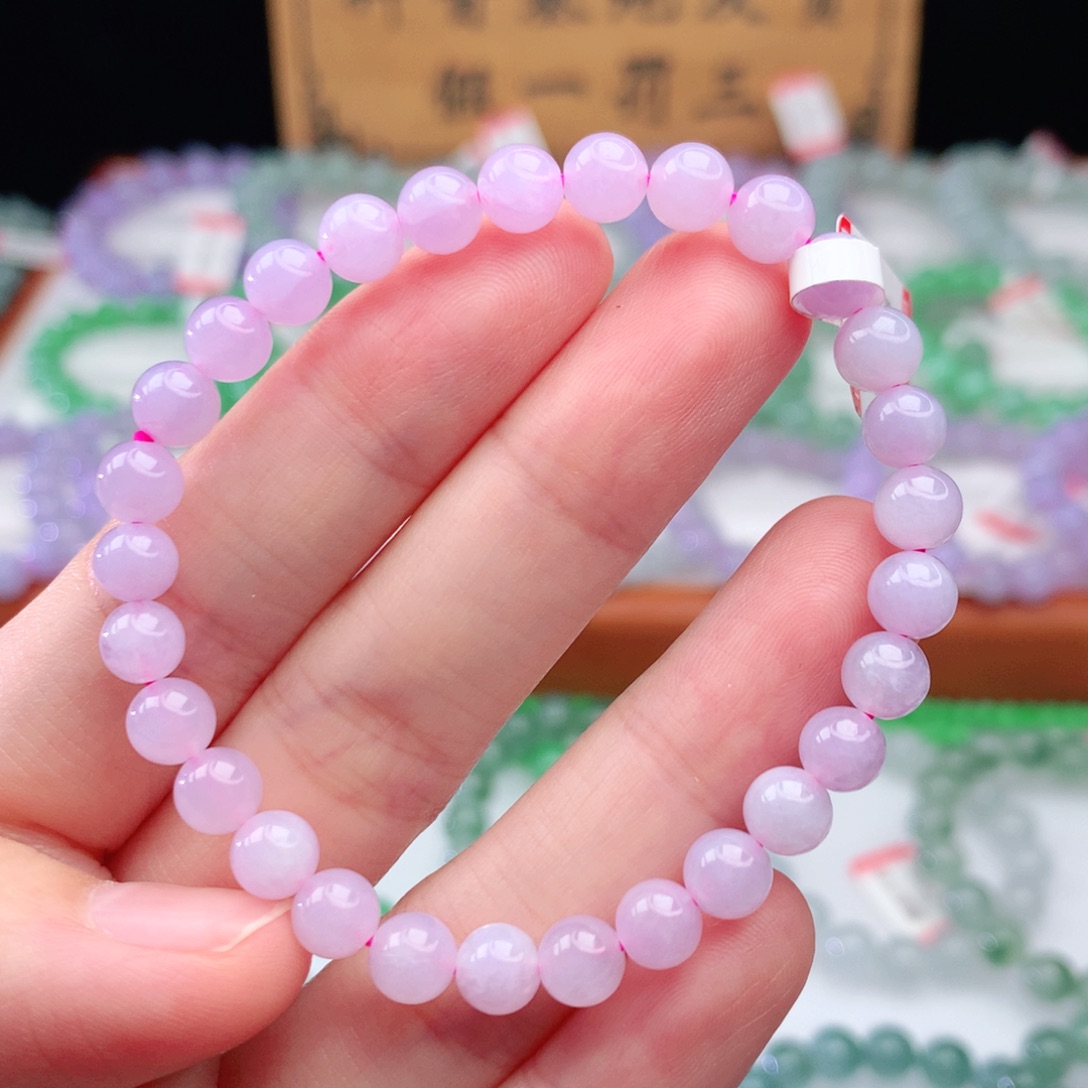 翡翠手链未镶嵌翡翠6mm