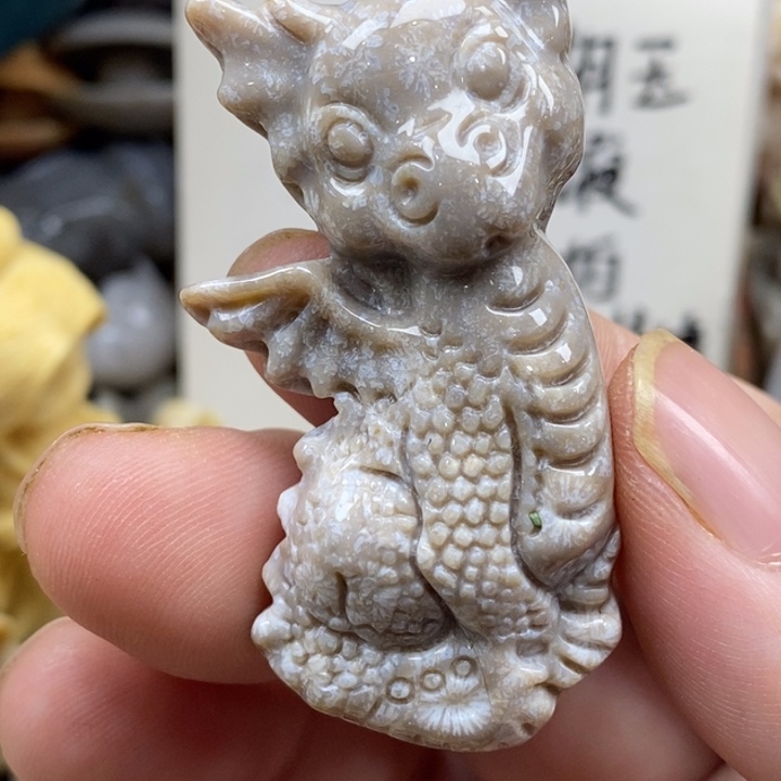 硅化珊瑚（珊瑚玉）未镶嵌颈饰