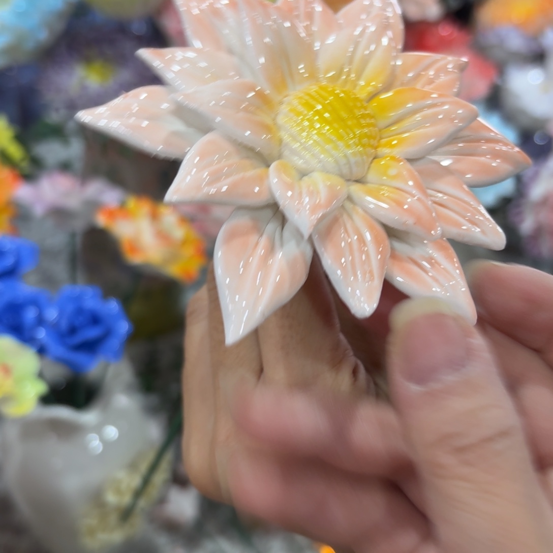 陶瓷花拍满20元发货退款的拉黑