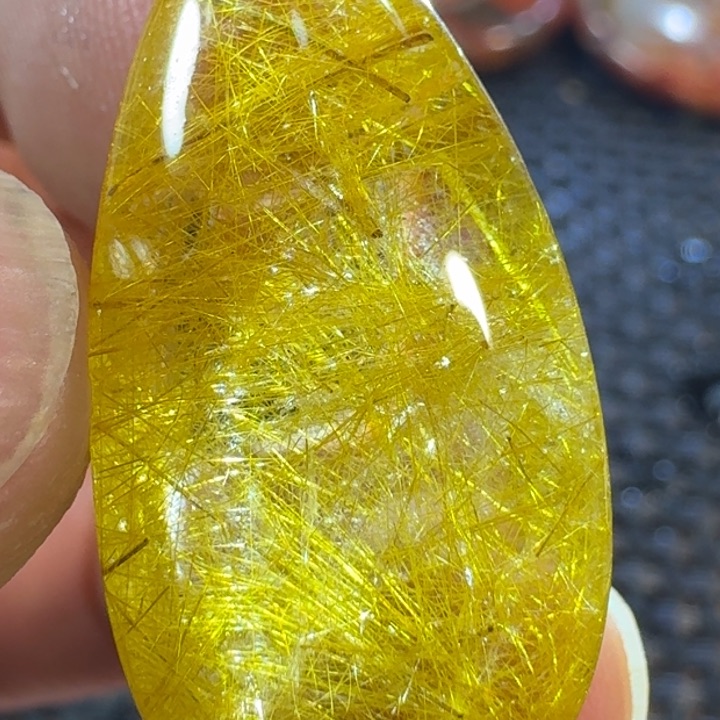 水晶吊坠(不含链)未镶嵌蓝**头