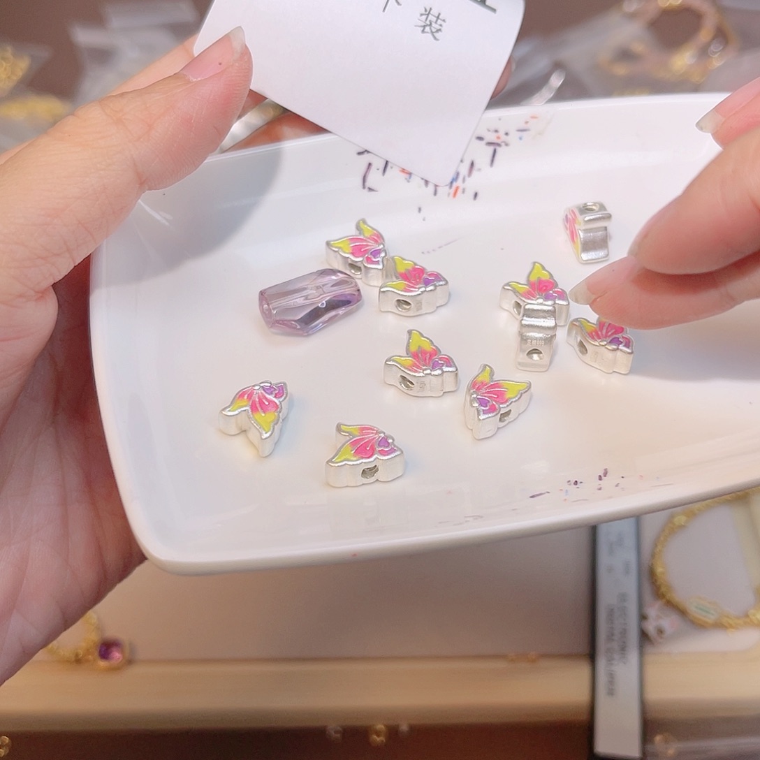 水晶珠宝半成品银S925镶嵌151