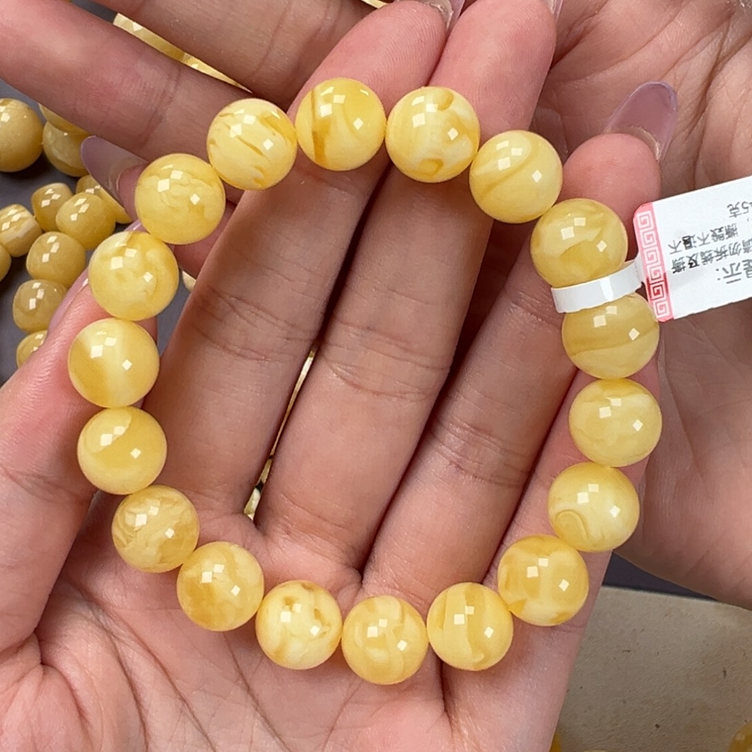 未镶嵌琥珀手链14.4妖花