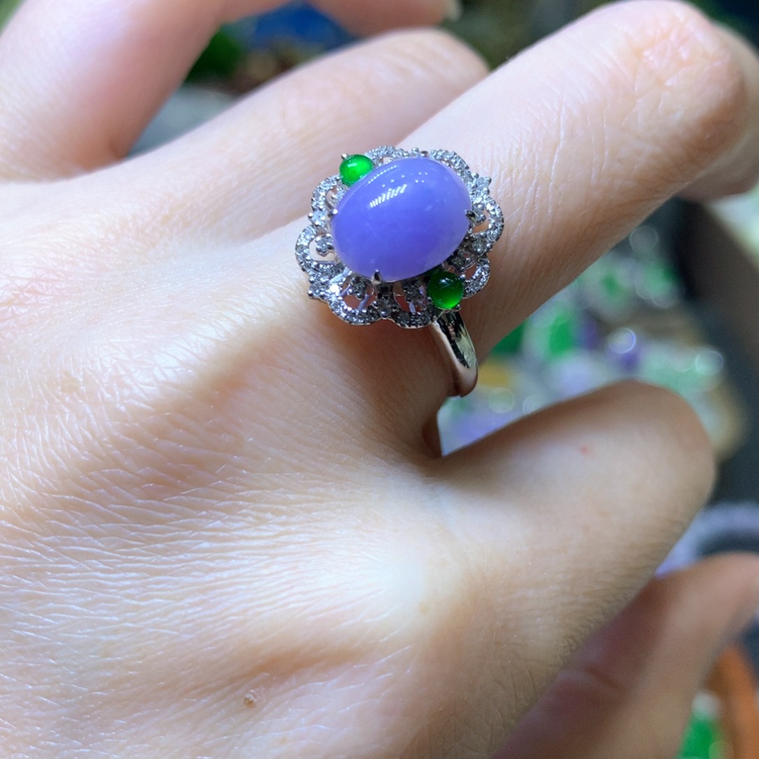 【闪购商品】翡翠颈饰18K金镶嵌翡翠吊坠项链