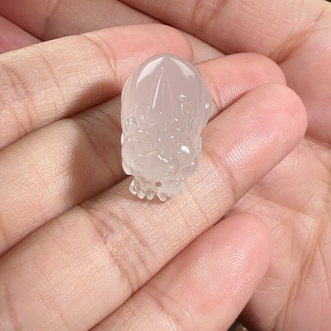 玛瑙/玉髓珠宝奇石未镶嵌川料荔枝冻貔貅14.5Ｘ长23.6