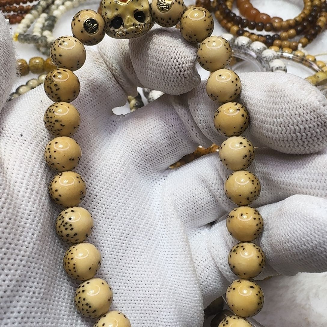 星月菩提吊坠99龙蛋双金标