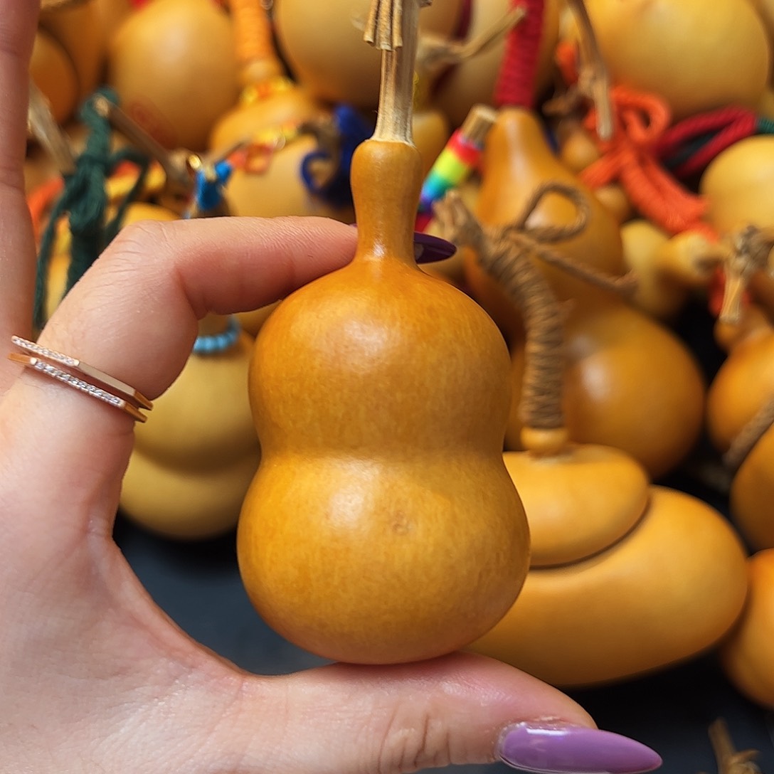 极**人微瑕老皮八宝葫芦把件