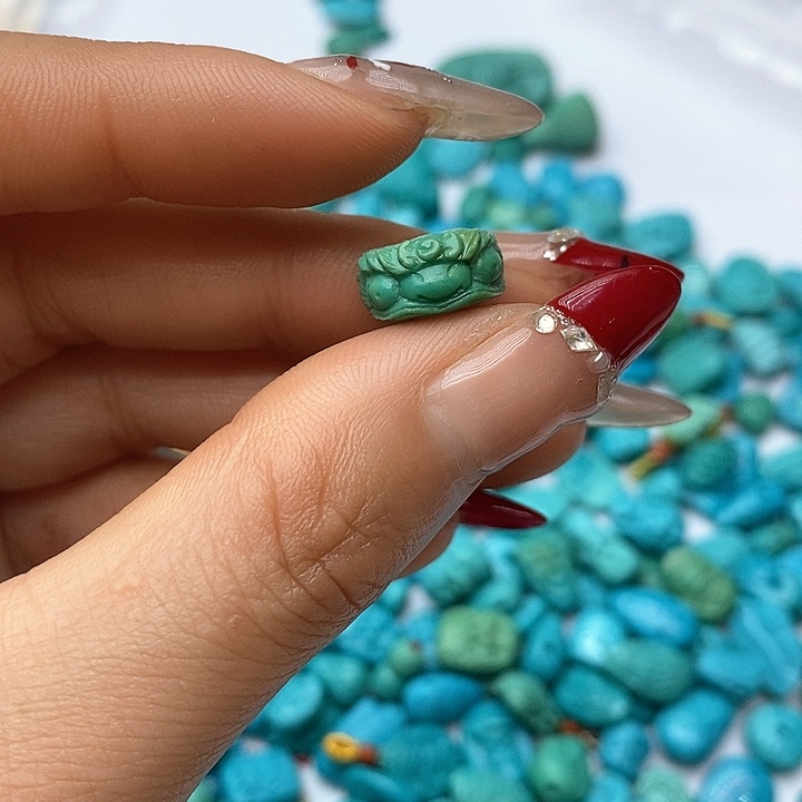 绿松石珠宝奇石未镶嵌