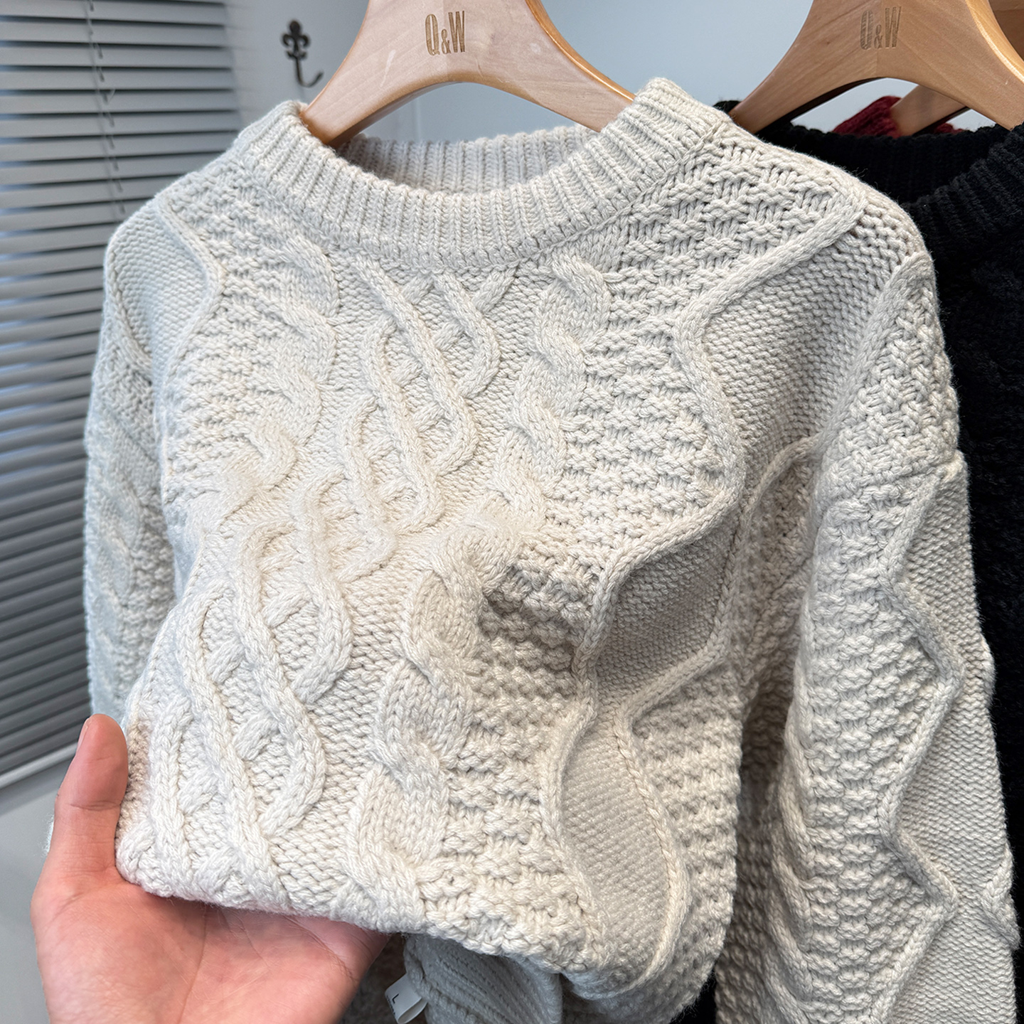 经典复古麻花毛衣男加厚冬季套头针织衫男装圆领外套粗毛线衣服潮