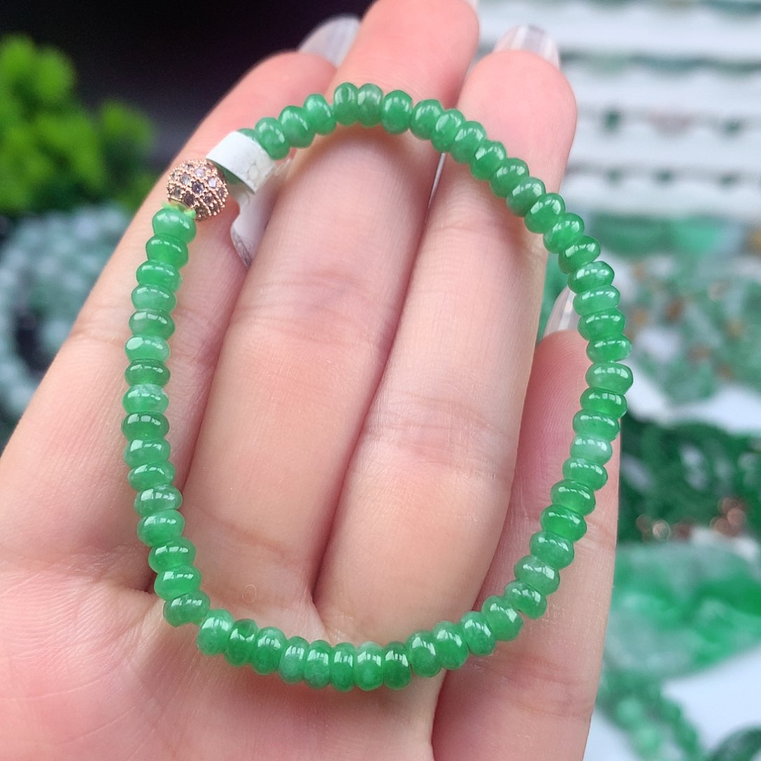 翡翠未镶嵌项链手串