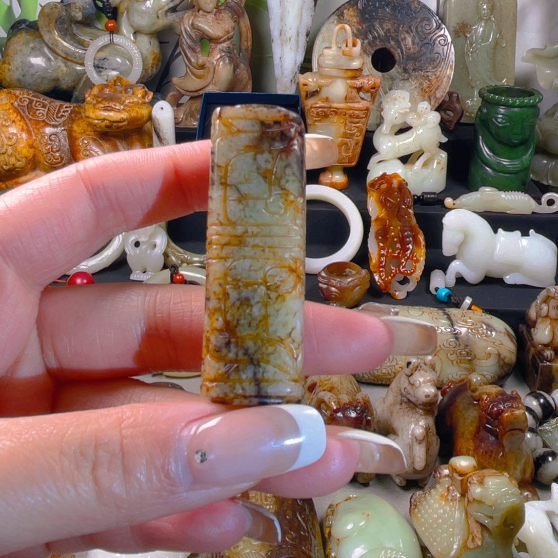 和田玉挂件未镶嵌7