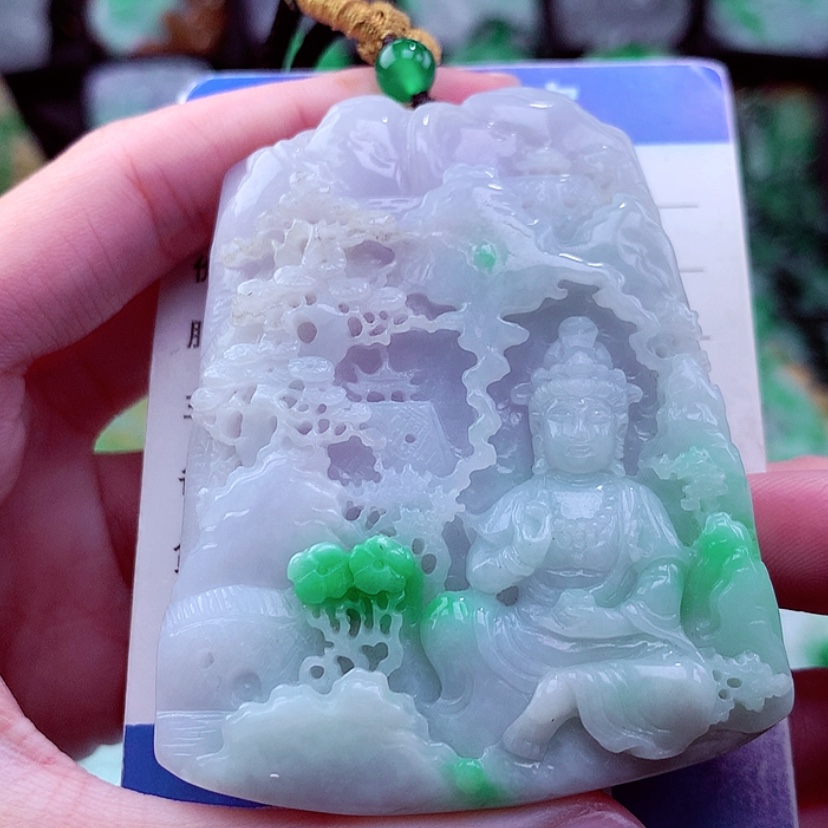 【闪购商品】翡翠颈饰未镶嵌挂件