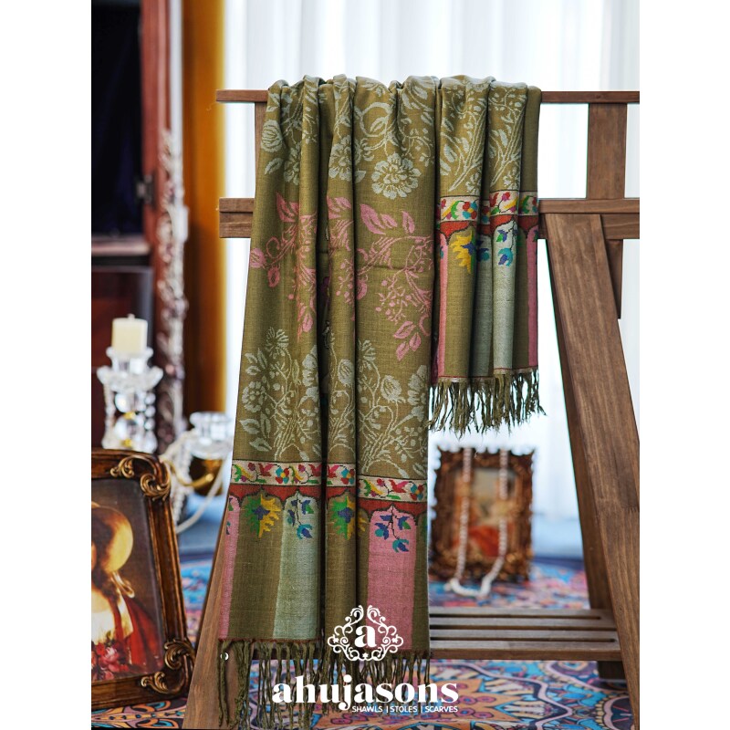 克什米尔pashmina披肩围巾卡尼 100*200 60060-10