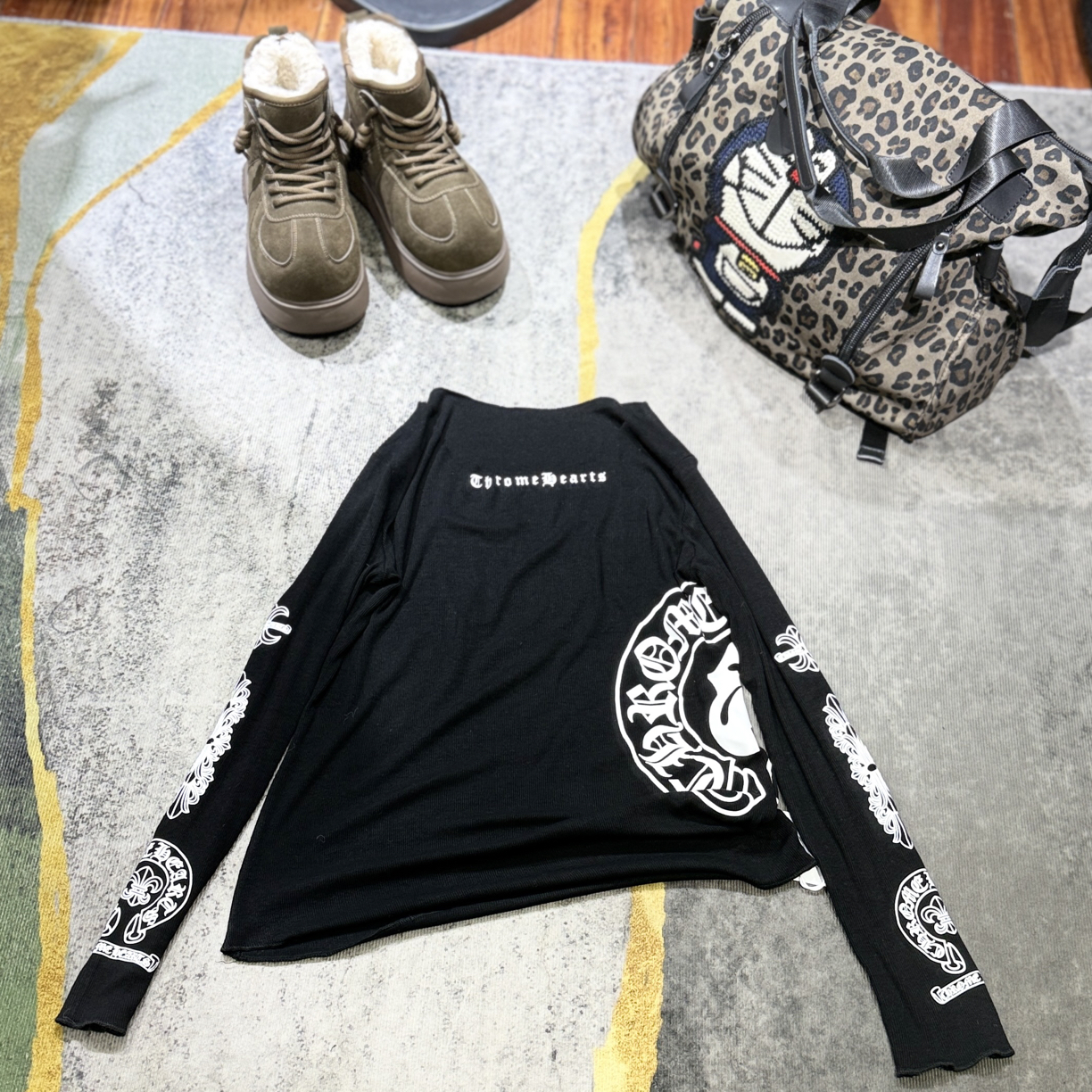 潮牌原创欧货打底衫3325