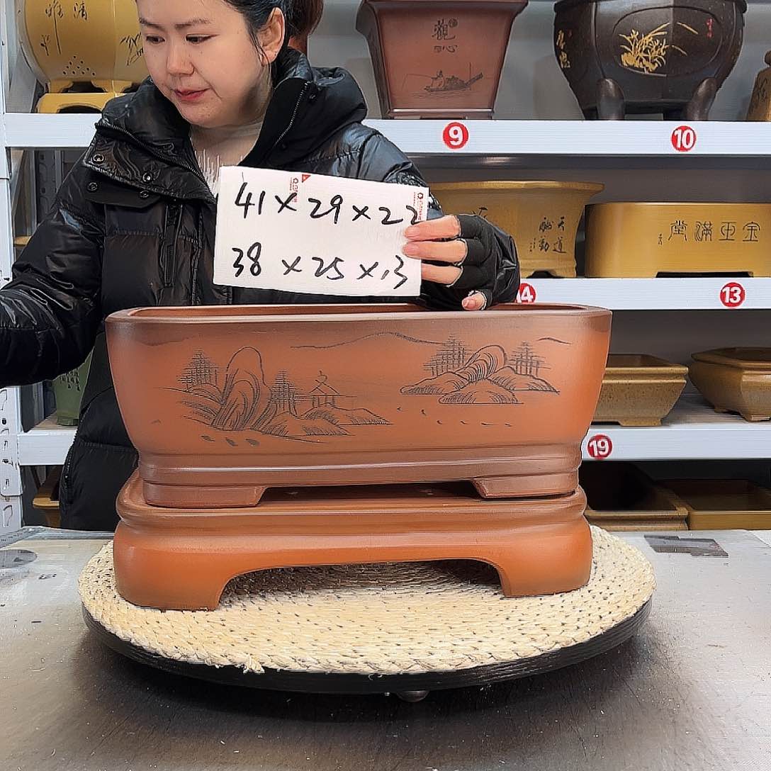 紫砂花盆紫砂花盆