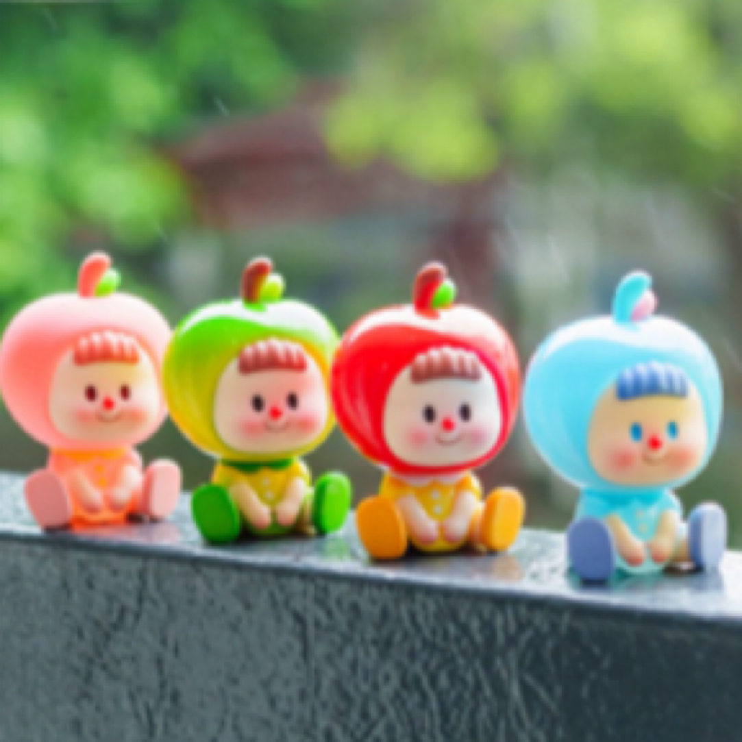 （代拆）多多妹-苹果多多mini潮玩盲盒手办萌粒