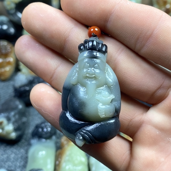 和田玉（糖玉）挂件未镶嵌