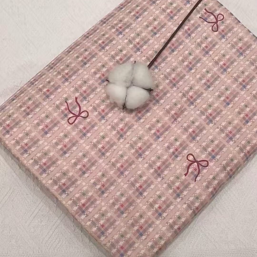 100斜纹棉床单被套（粉蝶）