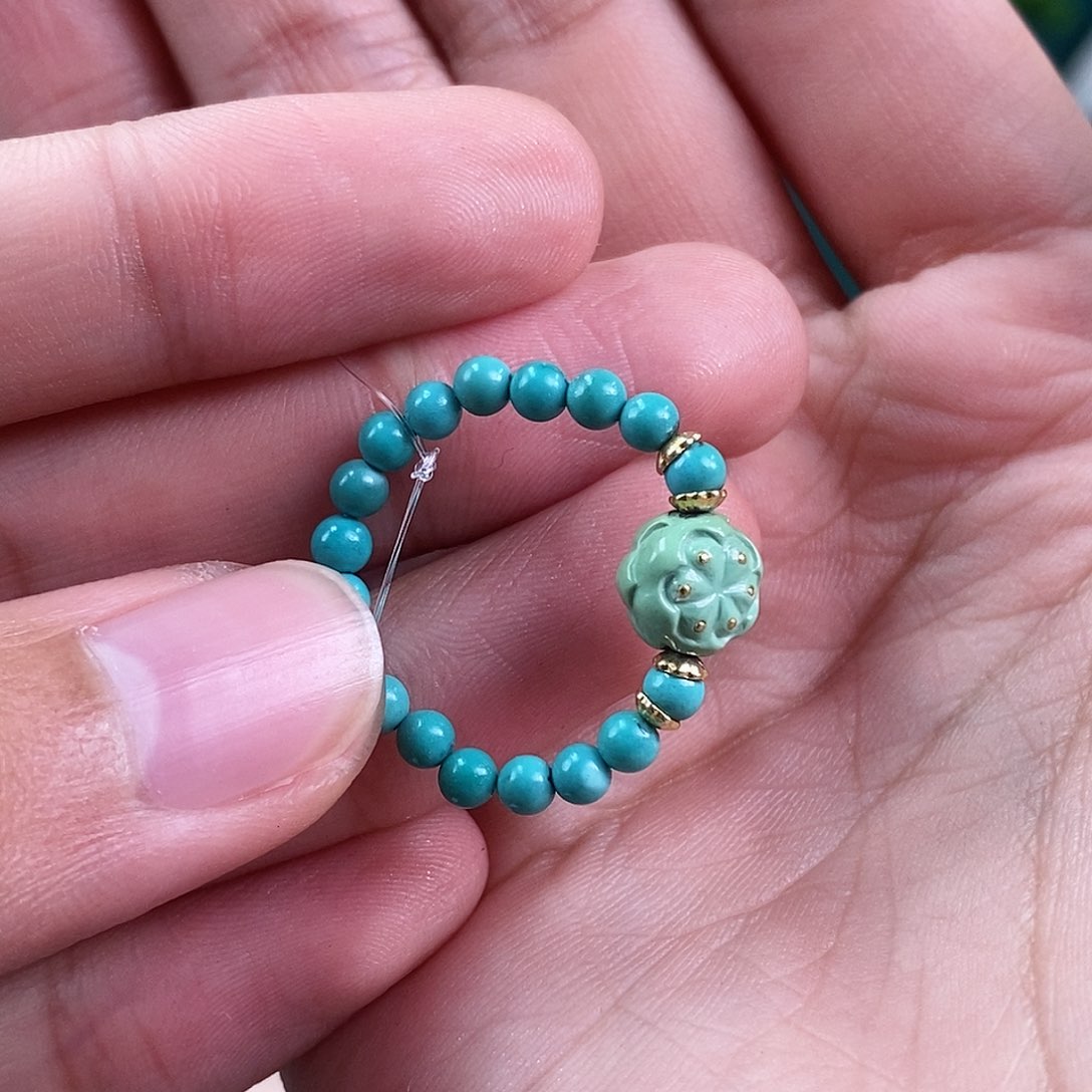 绿松石珠宝奇石未镶嵌